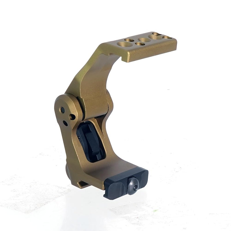 FTC Mount Gen2 Magnifier Mount with QD Lever 2.26" Optical Centerline Height,Quick Release&Flip-to-Center Mechanism,Compatible G23, G30, G33, G43, G45, HM3X, HM3XT, 3X MAG-C,VMX3 Tan color