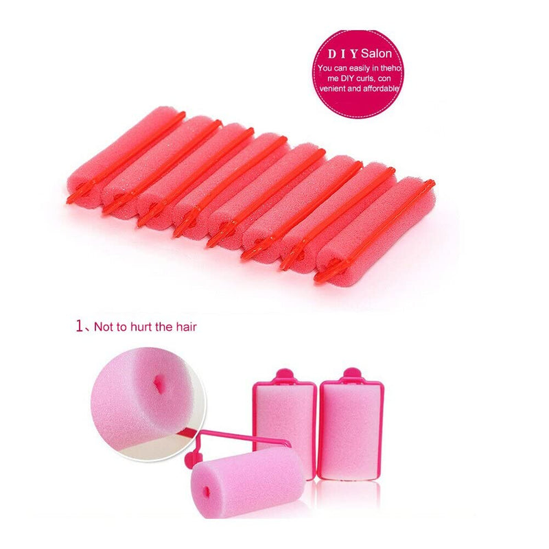 [AUSTRALIA] - Leier 27Pcs/lot Magic Foam Sponge Hair Curlers Roller Salon Hairdressing Hair Styling Barber Benders Hair Rolling Tool