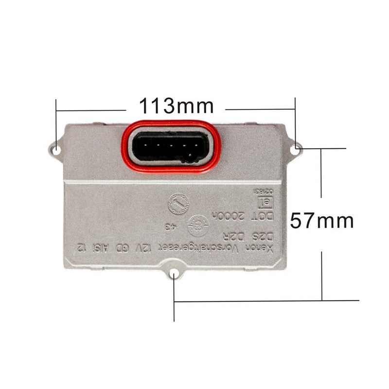 Replacement 5DV 008 290-00 D2S D2R HID Ballast Xenon Headlight Control Module Igniter Unit