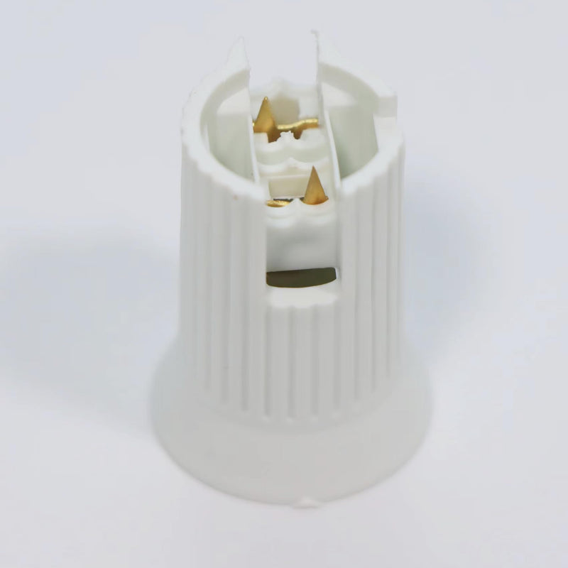 100PCS C7 E12 Replacement Bulb Sockets, C7 White Socket SPT-1 Christmas String Light Replacement lamp Holder(E12, White)