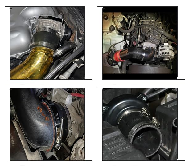 90 Degree 2.5" to 2.75" (63-70mm) ID Elbow Silicone Coupler Hose,4Ply, Reinforced Turbo/Intercooler/Intake Piping/Industrial 90-ID2.5" to 2.75" 90 Degree Reducer