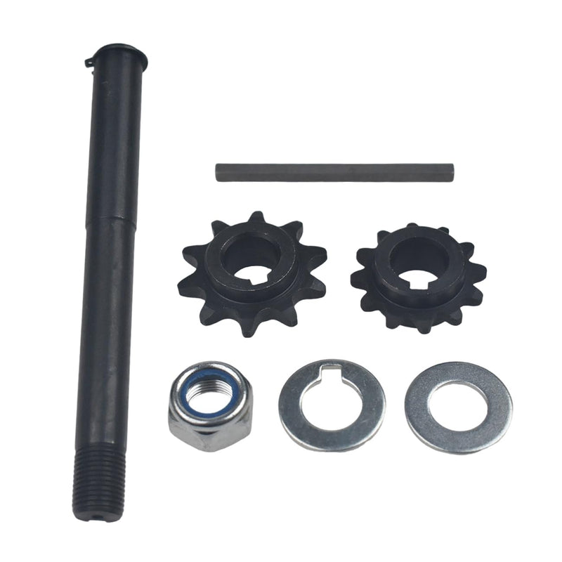 Go Kart Torque Converter Jackshaft Tool Kit,Jackshaft+10 Tooth #40/41 + 12 Tooth #35 Gear TAV 2+ Key + Nut + Washers + Snap Ring