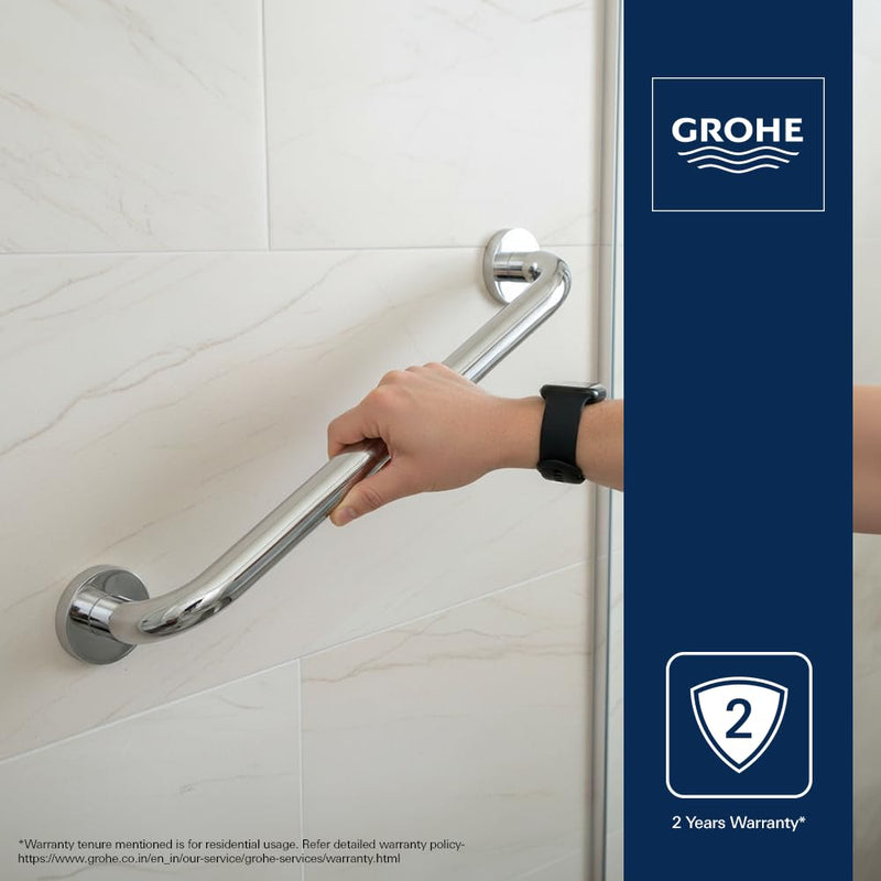 Essentials Grab Bar, Starlight Chrome