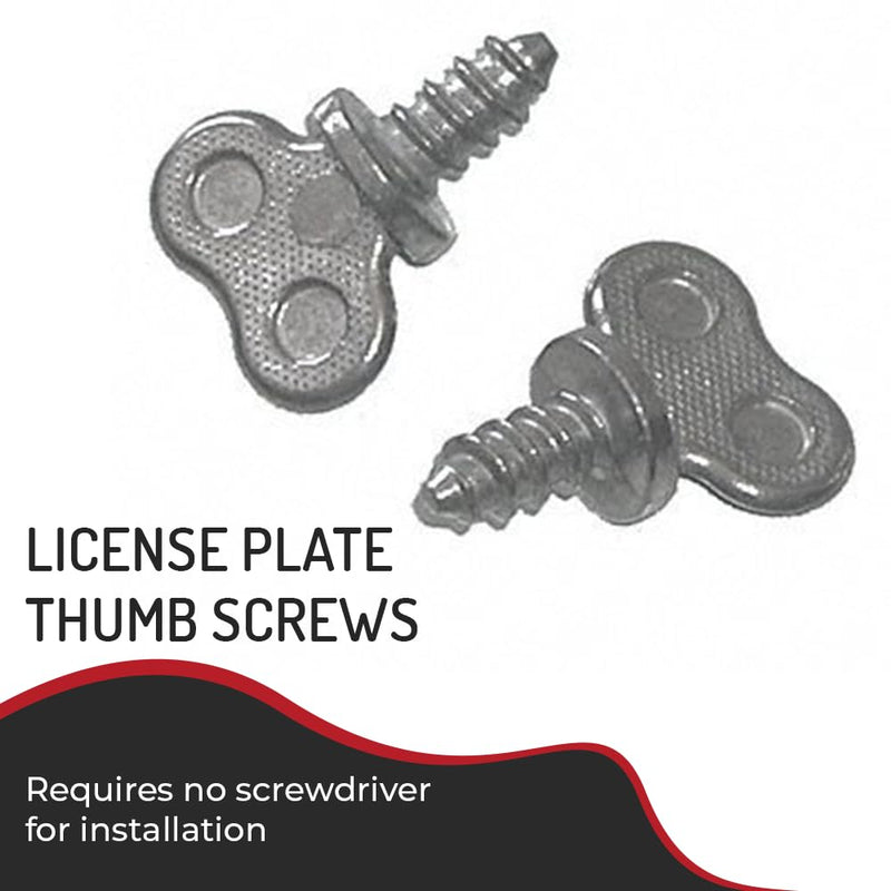 HI-TECH License Plate Thumb Screws 50 Pack – Durable, Easy to Install, Rust-Resistant, Fit for Cars & Trucks - Strong Hold Pack of 50