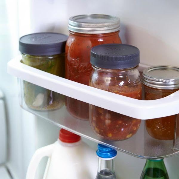 Ball Leak-Proof Plastic Lids for Glass Mason Jars, Used for Canning, Pickling, Juice, Jam, Jelly (Wide, 6 Count (Pack of 2)) 6 Count (Pack of 2) Wide
