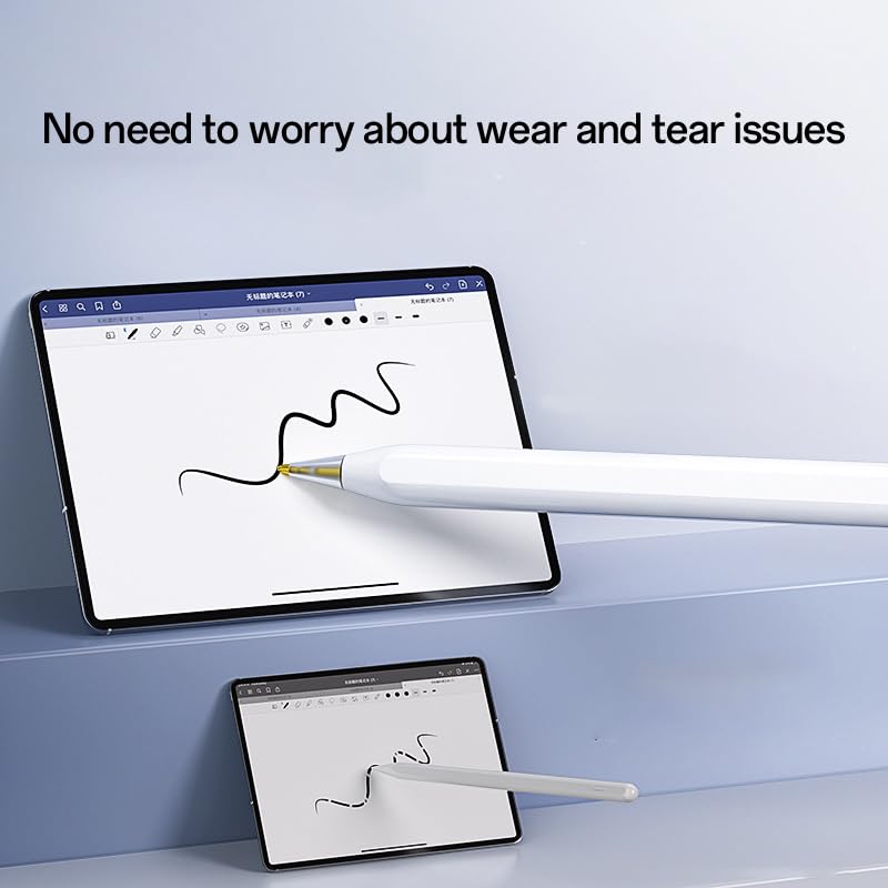 Replacement Tips for Apple Pencil Pro/ 2nd Gen/ 1st Gen/USB C, Upgraded Apple Pencil Tips with Case No Wear Out Fine Point Precise Control, for iPad Pen Nibs Sets (6)