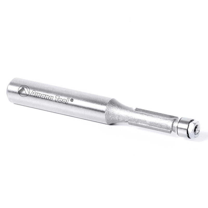 Amana Tool - MR0102 Carbide Tipped Miniature Flush Trim 3/16 Dia x 7/16 x 1/4" Shank w