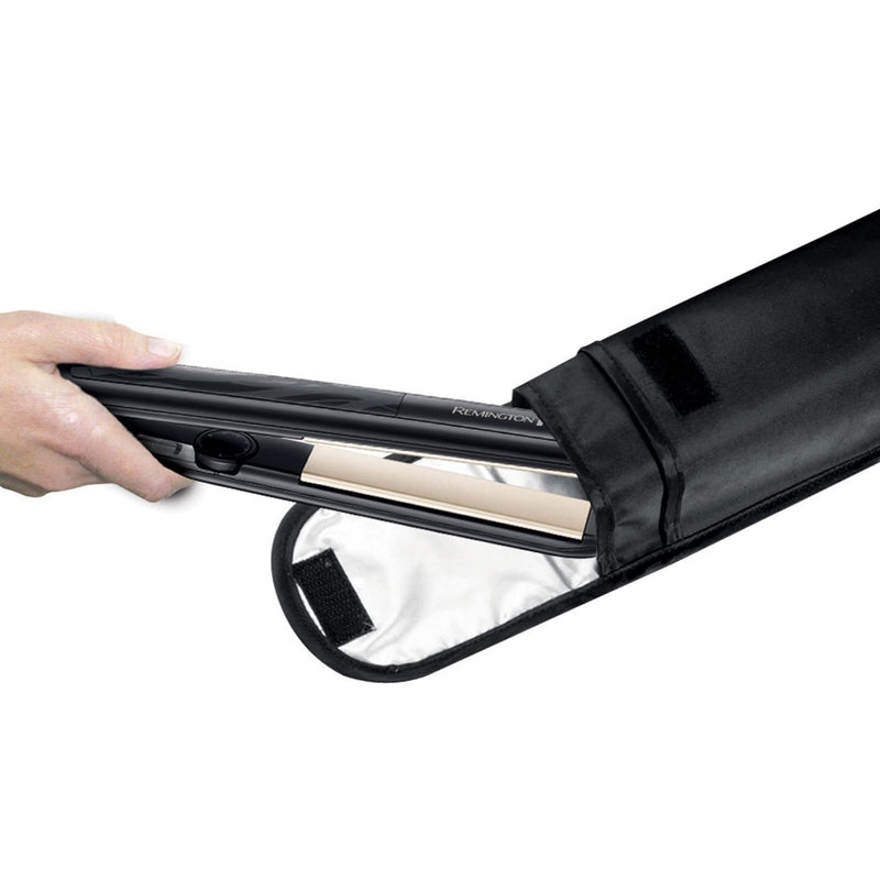 Remington Ceramic Hair Straightener - Slim longer length 110mm floating plates with Anti-static/Tourmaline Ionic coating for smooth glide, Fast 15 second heat up, Heat proof pouch, Up to 230°C, S3500 | Smooth Glide for Effortless Styling, Anti-Static T...
