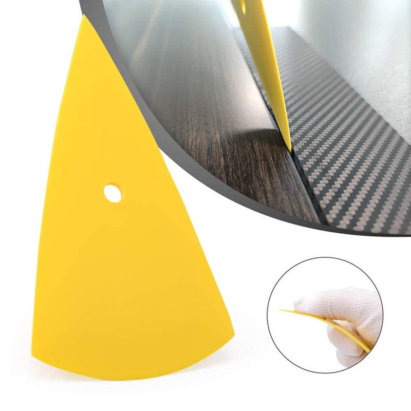 Vehicle Tint Squeegee PPF Tools Car Wrap Kit Corner Shank Scraper Window Water Wiper Knife Blade Cutter Car Paint Protective Film Wrapping Kit Window Tint Tools PPF Installation Kit