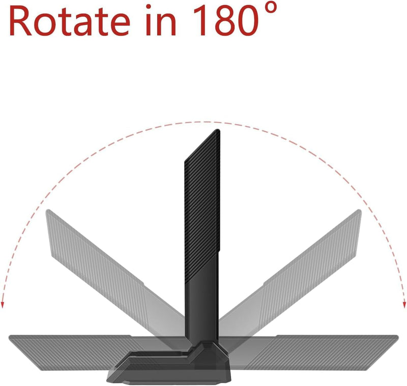 External Tri-Band 802.11BE Performance WiFi 7 Antenna with RP-SMA Male Connector for WiFi 7 PC Desktop Computer Extendable Router ASUS ROG Gaming Motherboard, Slinkdsco