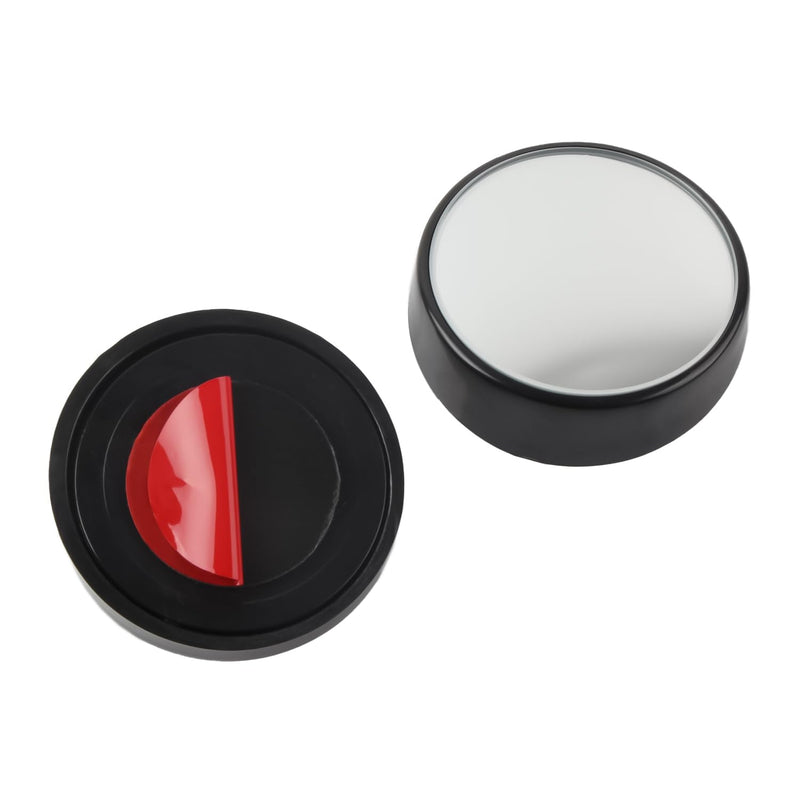 KEWAYO 2 Pack Automotive Blind Spot Mirrors, Small Round Convex Adjustable 360°Rotate Wide Angle Car Rear View Mirror for All Universal Vehicles Car Fit Stick-on Design