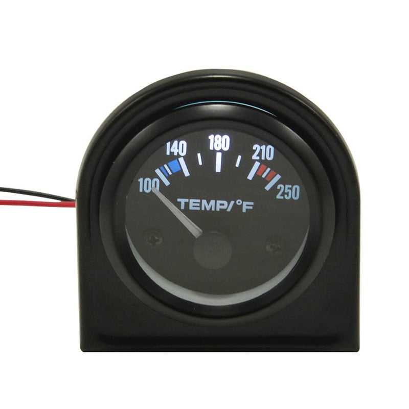  [AUSTRALIA] - ESUPPORT Universal Car 2" 52mm Pointer Water Temp Temperautre Gauge Meter Fahrenheit White LED Light Indicator Display Electrical Water Temp Fahrenheit