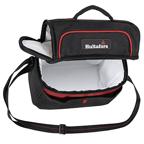 Hultafors Work Gear HT5540 Insulated Cooler Tool Bag, 3 Pockets, Stores 8 Beverage Cans, Heavy Duty Ballistic Polyester, Cooler Bag, Tactical Lunch Bag for Work