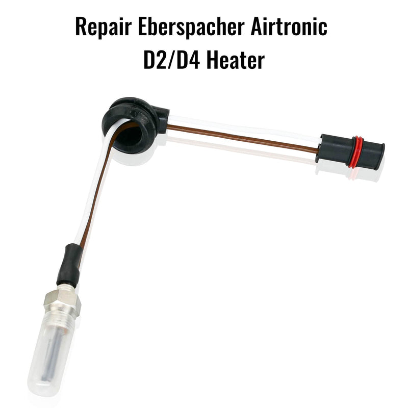 Glow Plug Repair Kit with 4 Gasket Fit for Eberspaecher Airtronic D2 2kw D4 4kw 12V, Parking Heater Maintenance Kit Replace 252069011300 252069100102 252069060001 252069010003
