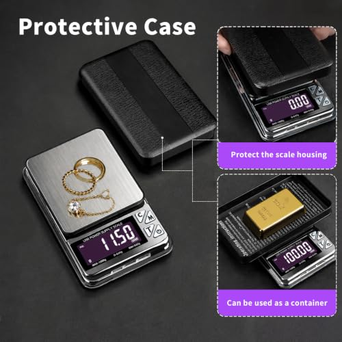 Jewelry Scale, 1kg/0.01g High Precision gram Scale & Pocket Scale