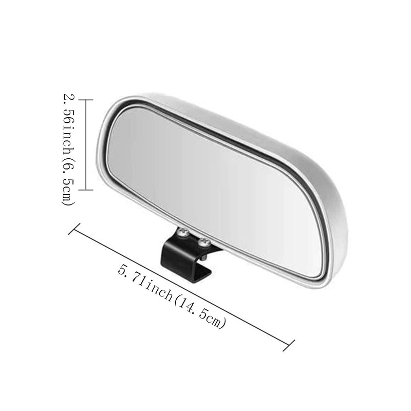 Blind Spot Mirror for Car, Rectangle Rear View HD Glass Wide Angle Mirror, Auto Blind Spot Mirror for Car Truck SUV RV Black 2pcs