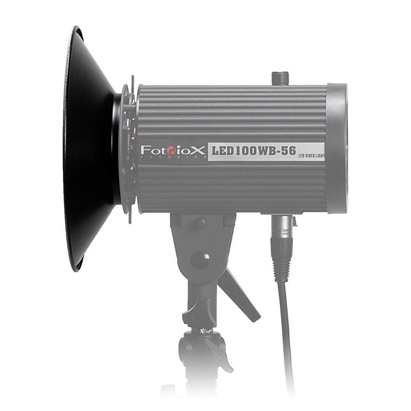 Fotodiox 8.25" Wide Angle Reflector for Balcar and Paul C Buff (AlienBees, Einstein, White Lightning) Strobe Head Lights