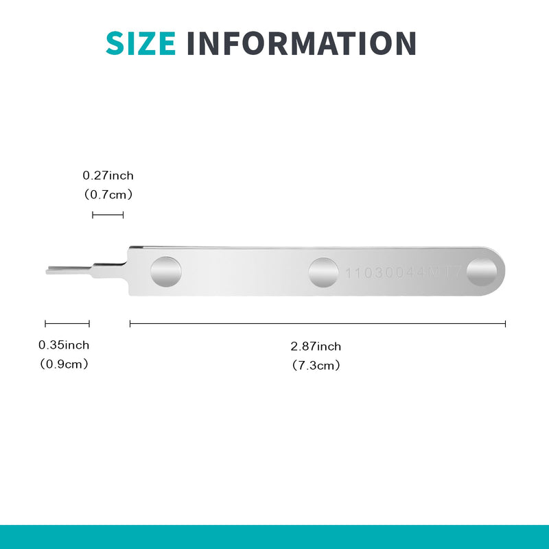 Compatible with Molex 11-03-0044 Mini-Fit Jr. Extraction Tool, ATX Pin Removal Tool for Crimped Terminal Removal, 14-30 AWG Cable, Soldering Extraction Tools