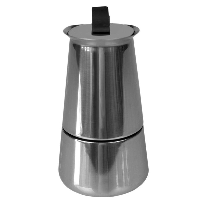 Home Basics EM00248 2 Cup Stainless Steel Espresso Maker, Silver