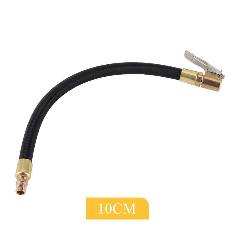Tire Inflator Extension Tube Tyre Pump Quick Inflation Chuck Adapter Hose Quick-Inflation Clip Connector High-Pressure Tube Car Motorcycle Maintenance Accessories