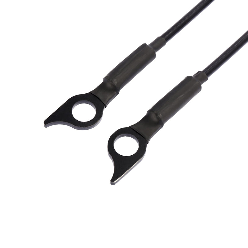 X AUTOHAUX Pair Rear Tailgate Cables Lift Gate Support Straps Pickup for Dodge for Ram 1500 2500 3500 1994-2002 55345124AB 55345125AB