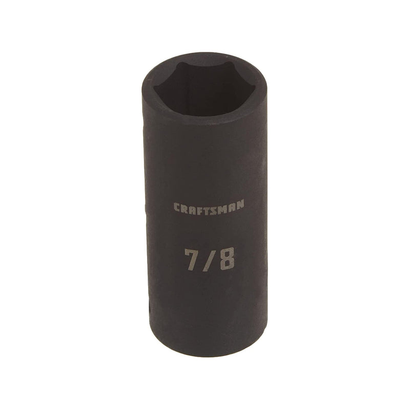 CRAFTSMAN Deep Impact Socket, SAE, 1/2-Inch Drive, 7/8-Inch (CMMT16063) 7/8"