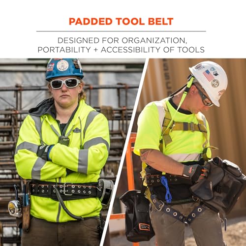 Ergodyne Arsenal 5555 5-Inch Padded Base Layer Tool/Work Belt, 2-XL,Black XX-Large