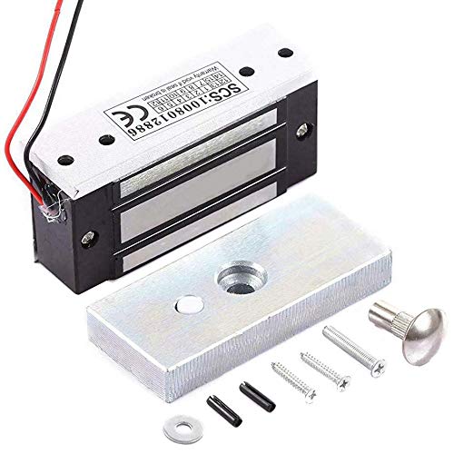 UHPPOTE 120LBS 60KG Mini Electric Magnetic Door Cabinet Lock Fail-Safe 12V | Small Maglock for Cabinet drawer Access Control 60KG/120Lbs