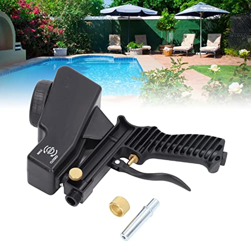 Air Sand Gun, Handheld Sandblaster, Removal Glass Etching, 70-150 PSI Working Pressures Sandblasting Gun, Air Sand Kit for Air Compressor Blasting Spray Gun