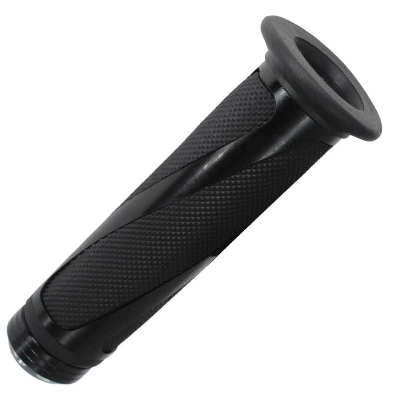 Universal Motorcycle Handlebar Grips Fits for Motorcycles with 7/8" Left Grip and 1" Right Black
