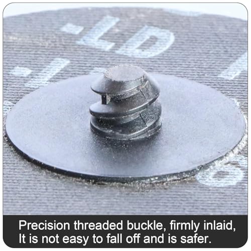 50PCS 3 inch Sanding Disc Quick Change Disc,Surface Conditioning Disc for Die Grinder Strip Grind Polish Burr Finish Rust Paint Removal 36/60/80/120/240#