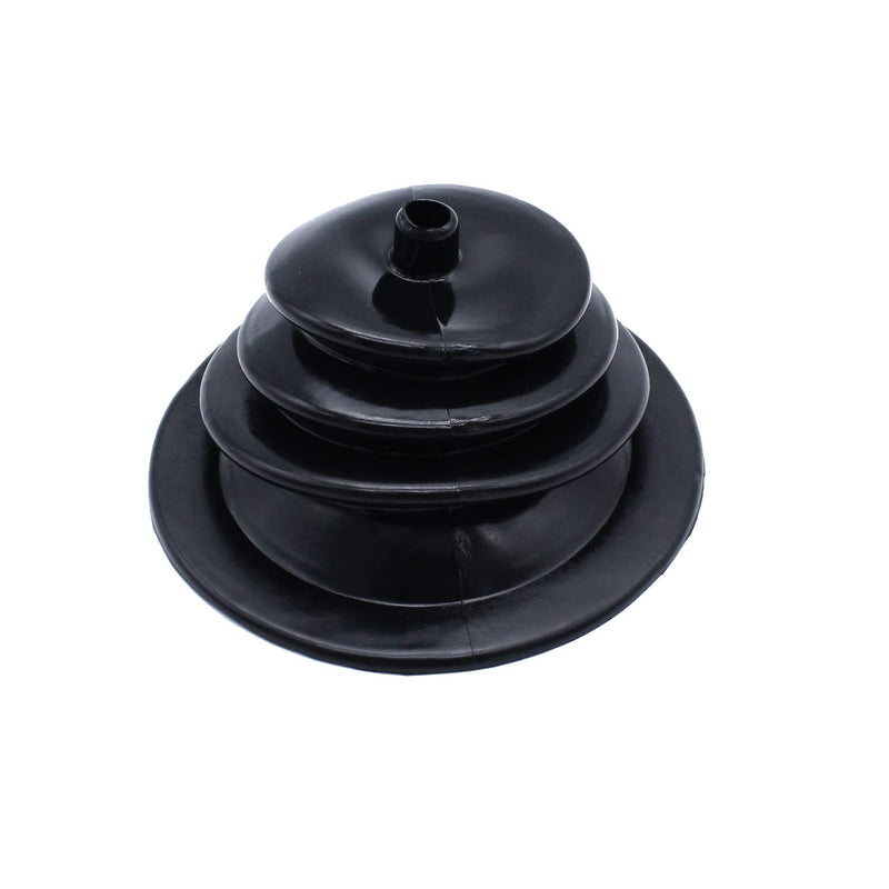 1 pc Black Shifter Boot Small Round Boot-5 1/2" Diameter Includes Trim Ring and mounting Screws