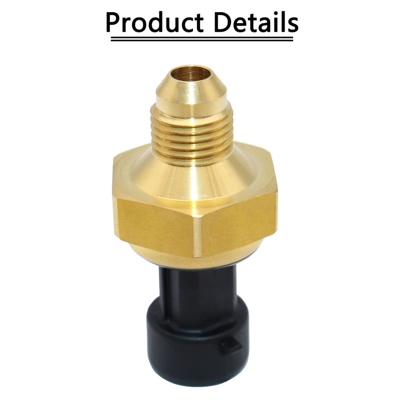 DPFE6 6.0 EBP Exhaust Back Pressure Sensor EGR Compatible with 2005-2010 Ford 6.0L Powerstroke Diesel 1850352C1 1850352C2 5C3Z-9J460-B 1850352