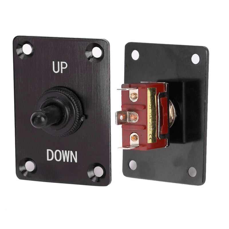 Acouto Marine Toggle Switch 3 Position On Off Terminal Switch Panel Trim Tabs Switch DC12V 15 Amp Up Down Rocker Trim Tabs Switch for RV Marine Boat