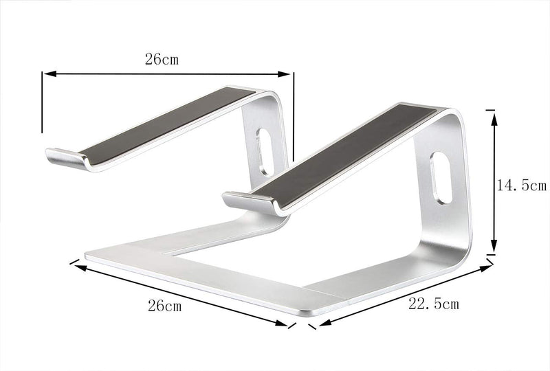 Elevate - Stand for MacBook or PC Laptop. Take It Apart and Take It Anywhere with You. Aluminum Built Keeps Laptop Cool with Plenty of Open Space for Air Flow