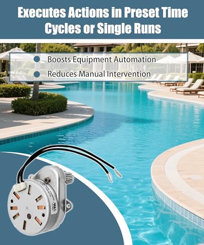 18743 Timer Motor Fit for Fleck 5600 2500 2510 2750 9000 9100 9500 Control Valve Replacement 18743-1 13400 13944 11384 18743-2