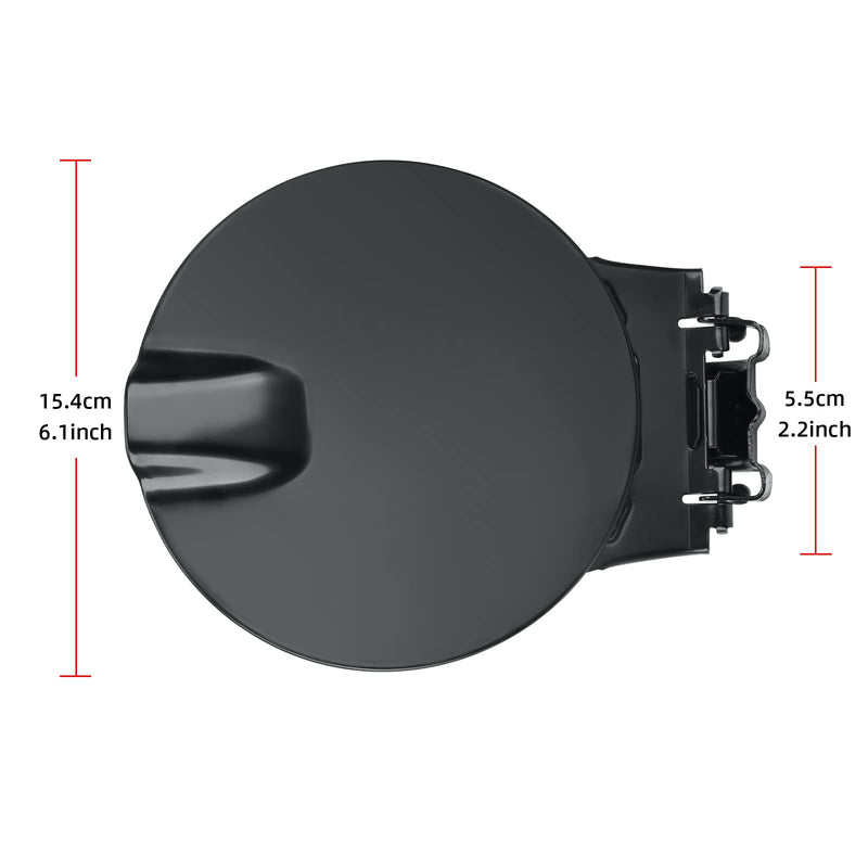 10385417 Fuel Filler Gas Door Tank Matte Black Gas Cover Cap Fuel filler gas door Compatible with Chevy Colorado & GMC Canyon 2004 2005 2006 2007 2008 2009 2010 2011 2012