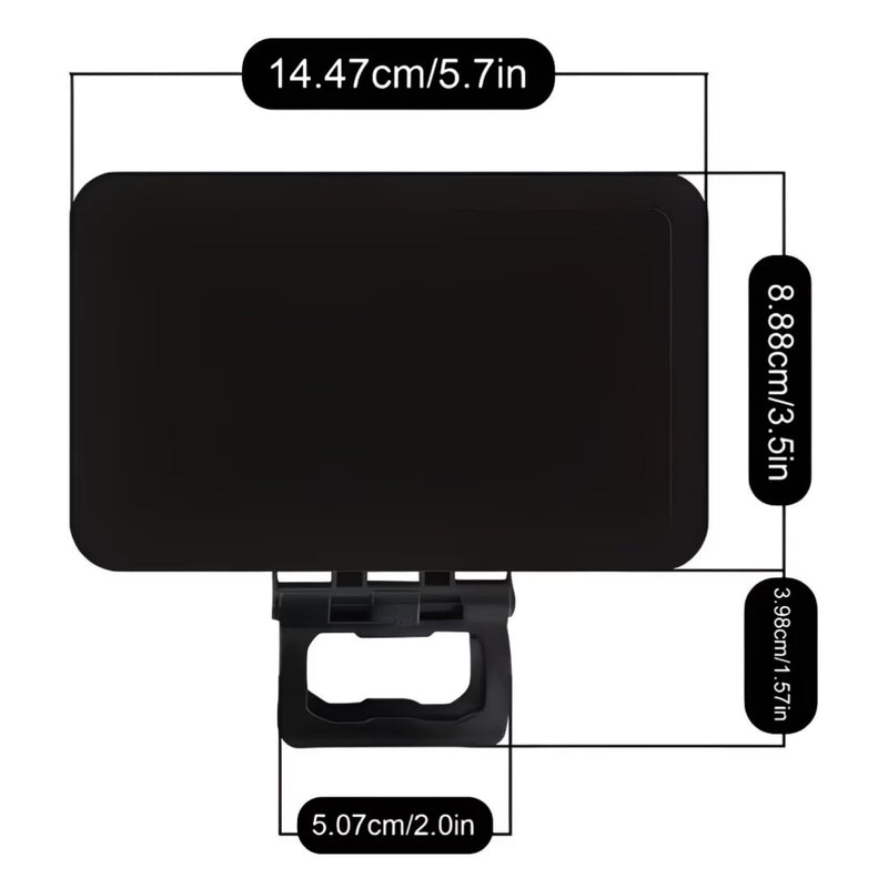 1Pc Universal Car Phone Sunshade Cover - Anti-Glare Anti-Reflection Adjustable Clip-On Shade for All Smartphones, Blocks Sun Glare for Clear Navigation View