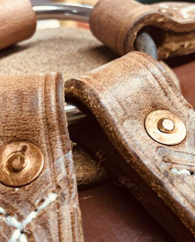 Copper Rivets & Burrs, 3/4-Inch, No. 9 Size, 1 Pound ≈ 95-130 Sets, Available in 5/8", 7/8", 1" & Assorted, Rust-Proof, Ideal for Belts, Halters, Bridles, Collars, Leather-Crafting, Tack Repair 3/4"