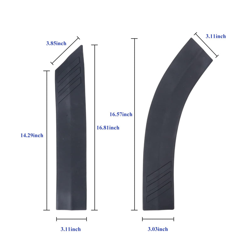 for Bronco D-Pillar Roll Bar Padding Protector Cover,Roll Cage Cover Scratches Protector Prevent Scratching for Ford Bronco 2021 2022 2023 4 Door Accessories,Roll Bar Cover Protectors,4PCS