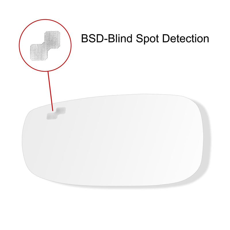 Driver Side Mirror for Mazda CX5 2017-2025 CX9 2016-2023 with BSD Heated Left Side Mirror Replacement Driver Side