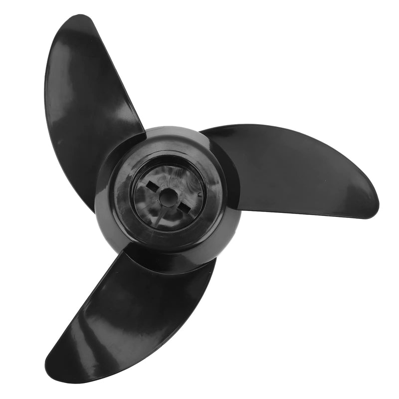 8.6in 3-Blade Marine Propeller Kit Plastic Outboard Propeller Boat Engine Propeller Electric Thruster Trolling Motor Parts for 28lb/36lb/46lb Outboard,for 12V/24V Motor