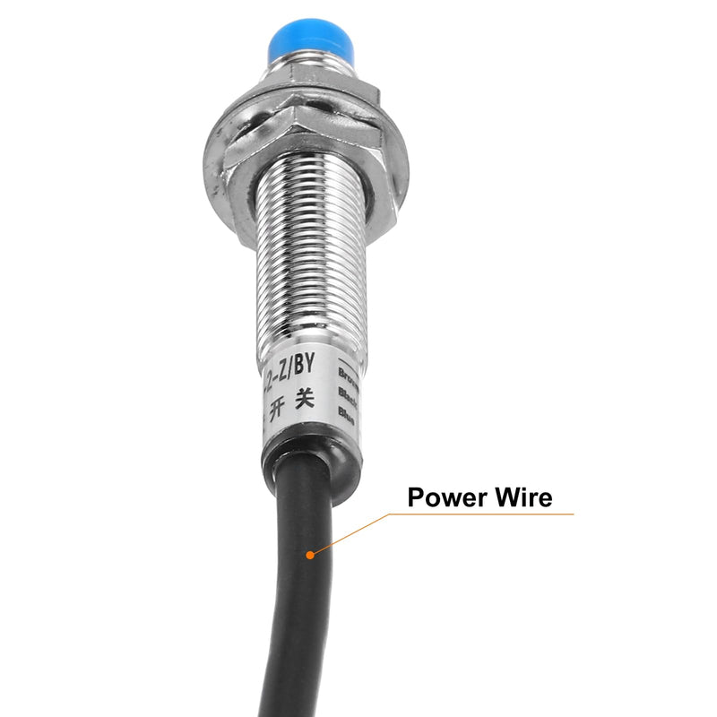MECCANIXITY M8 Approach Sensor Inductive Proximity Sensor Switch NO Normally Open PNP 2mm Detection Distance, DC 6-36V LJ8A3-2-Z/BY, 3.3ft, 5Pcs 5