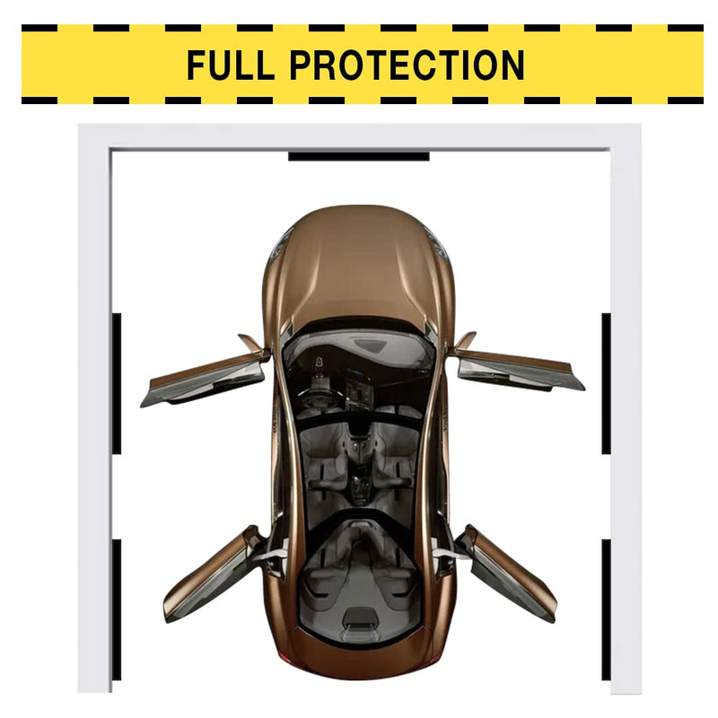GUEQUITLEX Garage Wall Protector Foam Wall Corner Guard for Parking Garages - Wall Edge Protector Protect Your Car - Garage Wall - Wall Corner Edge and Bumpers Corner Guards Yellow 4 pack