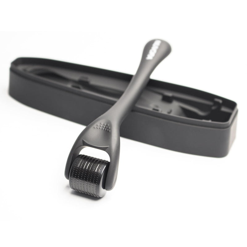 Derma Roller for Beard Growth & Hair Growth | Microneedling Roller with 540 Titanium Needles (0.25mm) | Beard Growth Kit for Men & Skin care