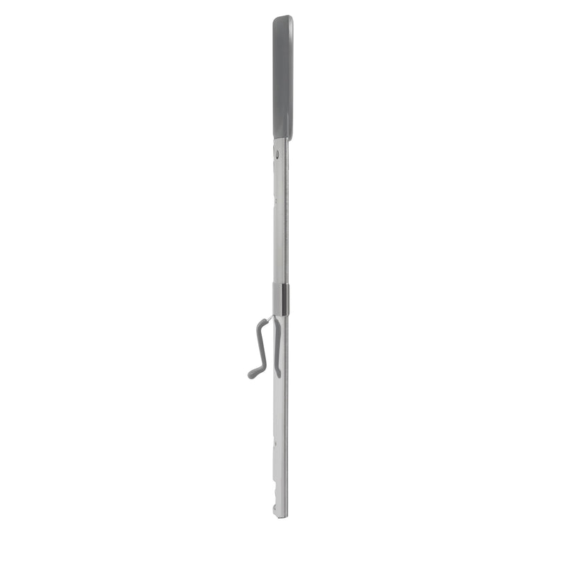 KitchenAid Curved Stainless Steel Paddle Style Candy and Deep Fry Thermometer with Pan Clip, TEMPERATURE RANGE 100F to 400F Charcoal Gray Adjustable silicone coated clip fits most cookware