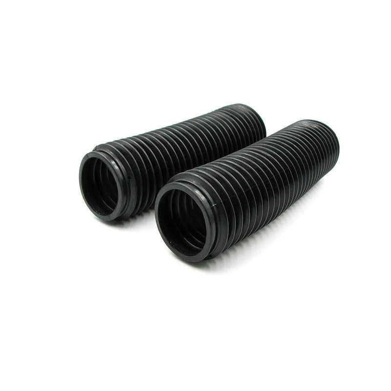 10" Universal Motorcycle Bike Front Fork Cover, Rubber Front Fork Dust Cover Boots Protector Shock Gaiters Pad Wrap Cover Set