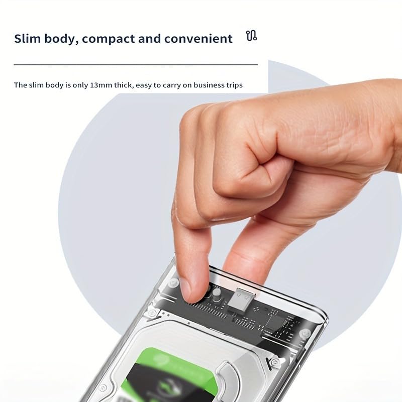 Transparent 2.5-inch Hard Drive Enclosure, USB 3.0/USB 3.1 to SATA III External Hard Drive case Adapter, SSD and HDD 9.5mm/7mm, Compatible with PS4, Xbox, PC, TV, and Laptop, Tool-Free Installation USB 3.1 Silver Adapter