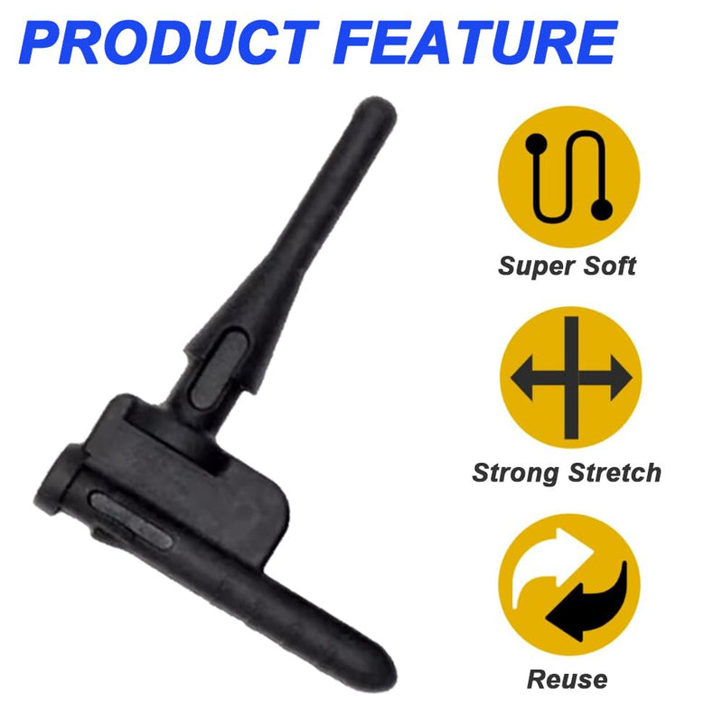 CPU Fan Rubber Screws, PC CPU Fans Black Rubber Reducing Noise Anti-Vibration Screws, Computer Cooling Fan Soft Rubber Mounting Screws for PCCOOLER Fan (50 Pcs)