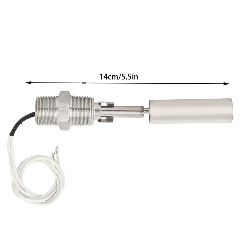 Water Level Controller Sensor, Liquid Water Level Sensor Switch Side Mounted 304 Stainless Steel 1/2NPT Male Thread DC0-110V for Water Dispensers, Water Heaters